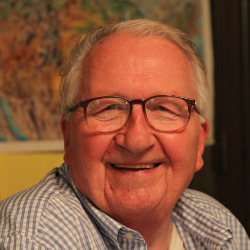 A close-up photo of Jerome E. Cahill Sr. smiling at the person taking his photo